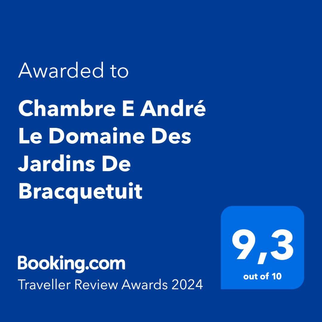 Chambre E Andre Le Domaine Des Jardins De Bracquetuit 外观 照片